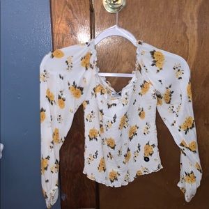 Hollister off the shoulder shirt